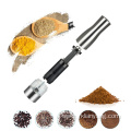 One touch stainless salt and pepper mill grinder